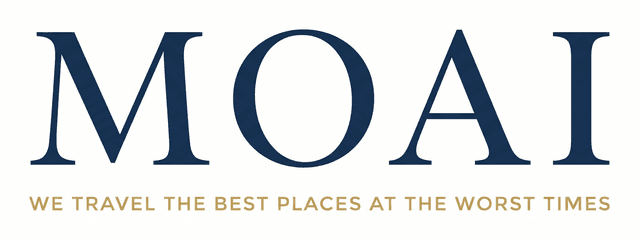 MOAI — we travel the best places at the worst times