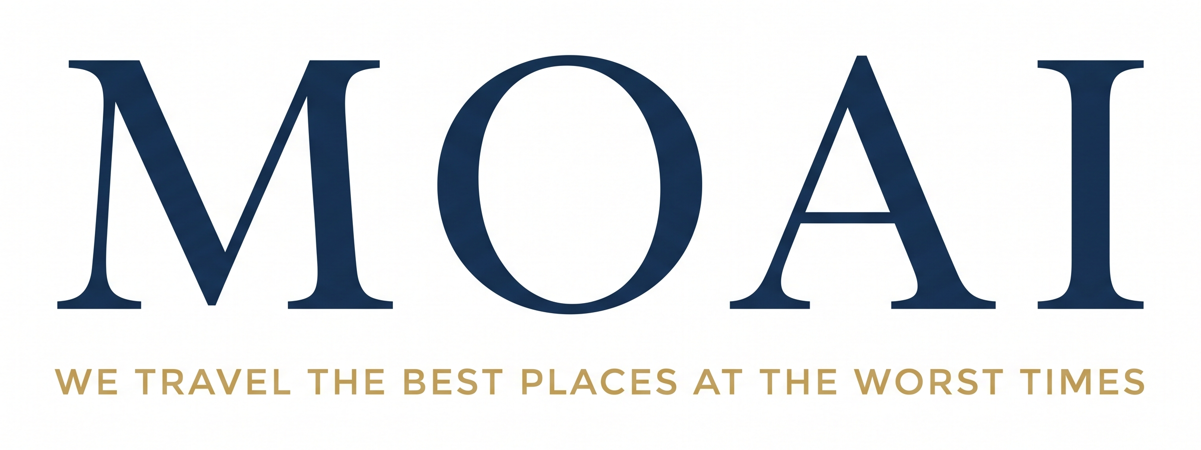 MOAI — we travel the best places at the worst times